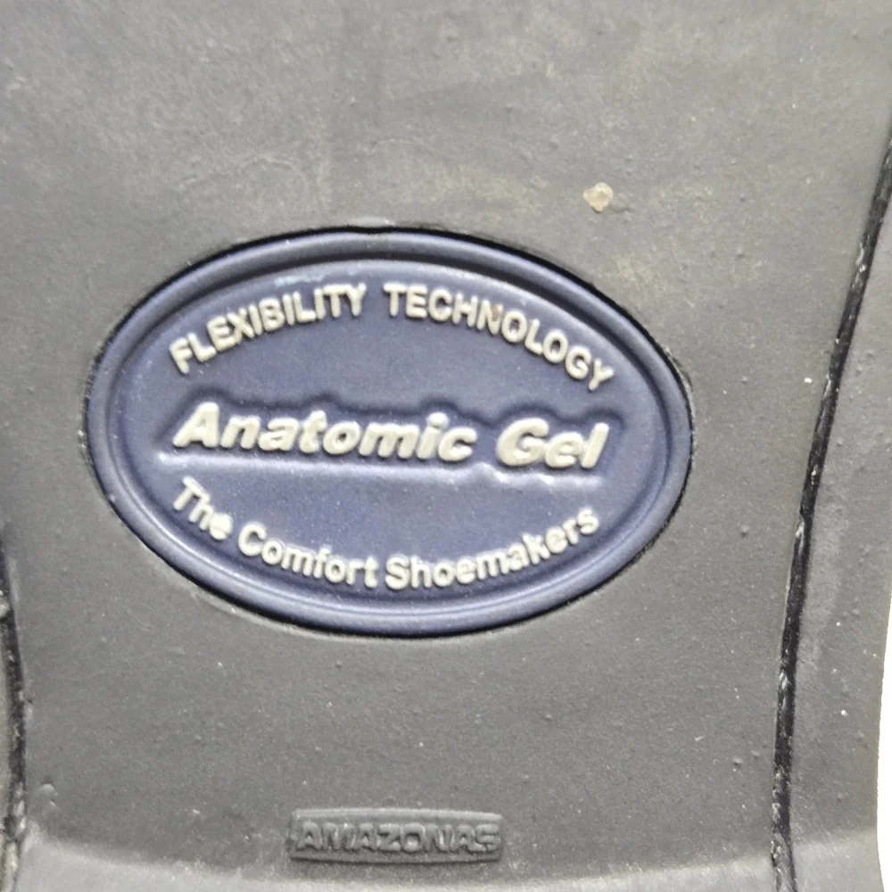 ANATOMIC GEL Classic Black Leather Oxfords